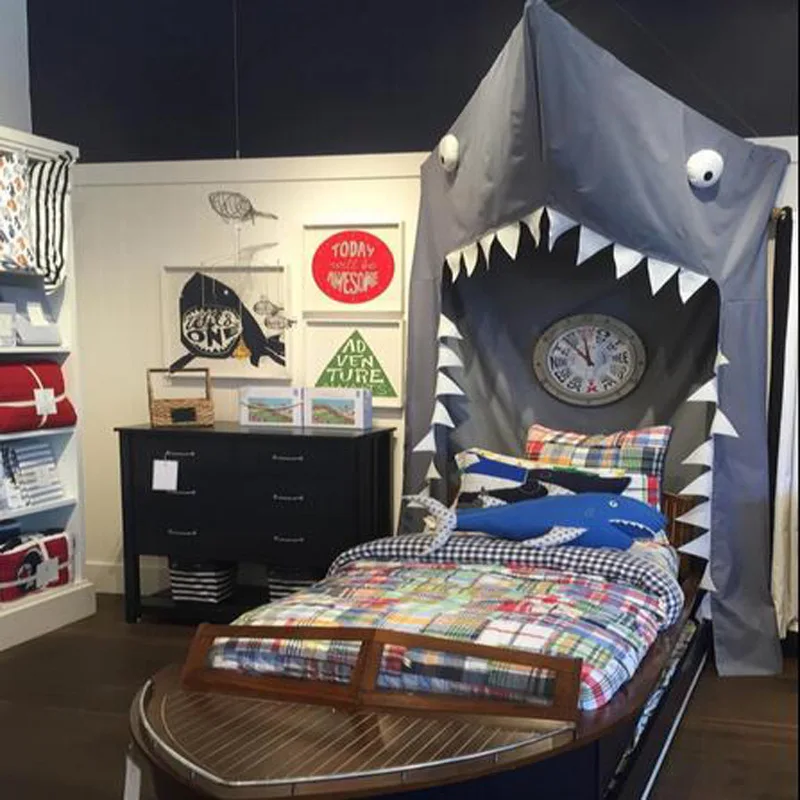 INS KIDS Novel Shark CANOPY Tent curtain Nordic pop type hammock hanging bed tent crib decorated mosquito net Crib Netting
INS KIDS Novel Shark CANOPY Tent curtain Nordic pop type hammock hanging bed tent crib decorated mosquito net Crib Netting