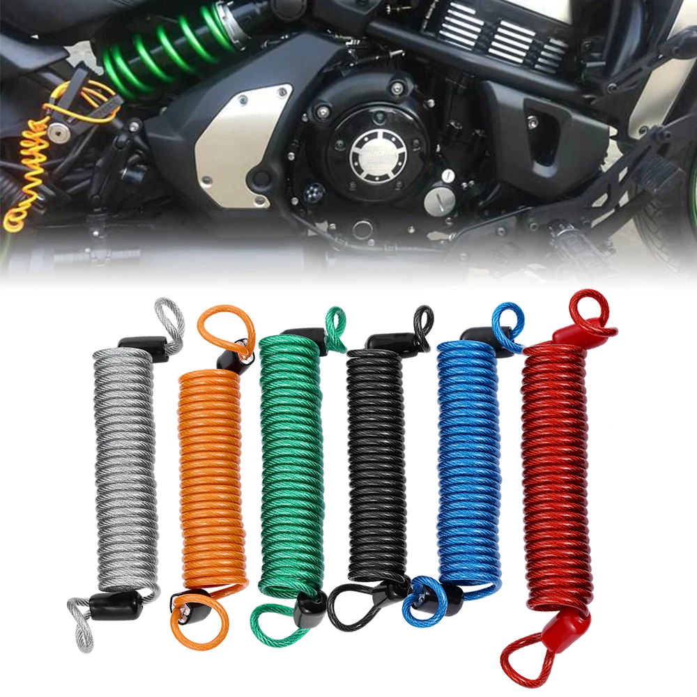 New Coming 150cm Alarm Disc Lock Security Anti Thief Motorbike Accessories Motorcycle Wheel Disc Reminder Spring Cable Durable
New Coming 150cm Alarm Disc Lock Security Anti Thief Motorbike Accessories Motorcycle Wheel Disc Reminder Spring Cable Durable