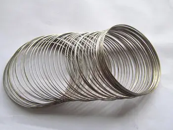 24loops Findings,silver MEMORY wire 1mm for bracelets,metal findings ,round circle
24loops Findings,silver MEMORY wire 1mm for bracelets,metal findings ,round circle