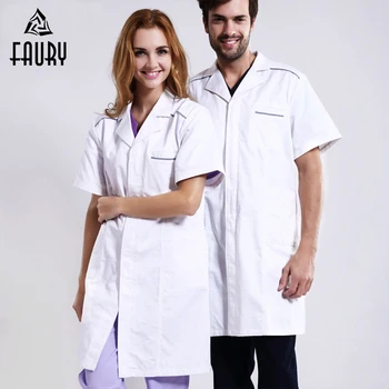 Medical Surgical Uniform Lab Coats Nurse Doctor Short Sleeve Hospital Chemistry Pharmacy Beauty Salon Workwear Clothes Men Women
Medical Surgical Uniform Lab Coats Nurse Doctor Short Sleeve Hospital Chemistry Pharmacy Beauty Salon Workwear Clothes Men Women