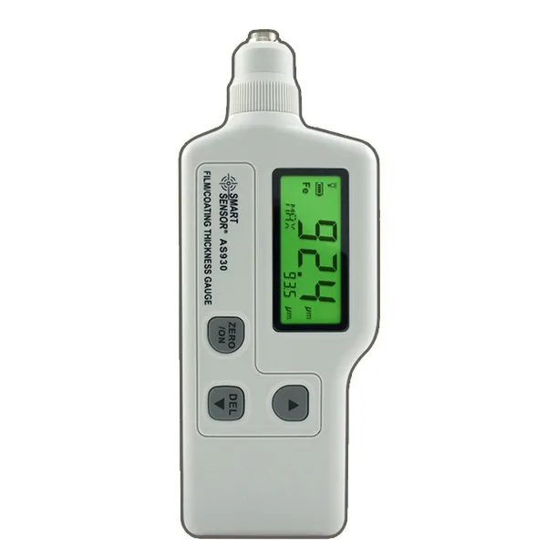 AS930 Film Coating car paint Thickness Gauge meter Car-detector Measuring Range 0-1800um Iron-based magnetic / zinc coating
AS930 Film Coating car paint Thickness Gauge meter Car-detector Measuring Range 0-1800um Iron-based magnetic / zinc coating
