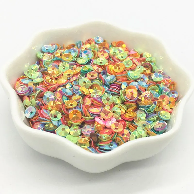 Sequin 4mm Mix Color Deep Cup Round Loose PVC Sequins for Crafts Paillettes Sewing Wedding Garment DIY Materials Accessory 20g
Sequin 4mm Mix Color Deep Cup Round Loose PVC Sequins for Crafts Paillettes Sewing Wedding Garment DIY Materials Accessory 20g