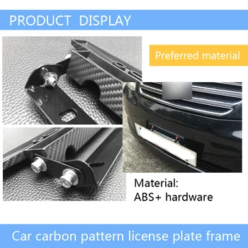CHUKY Auto Carbon Pattern Car License Plate Holder For BMW E46 E39 E90 E60 Honda Civic 2006-2011 2017 CRV Toyota Corolla CHR
CHUKY Auto Carbon Pattern Car License Plate Holder For BMW E46 E39 E90 E60 Honda Civic 2006-2011 2017 CRV Toyota Corolla CHR