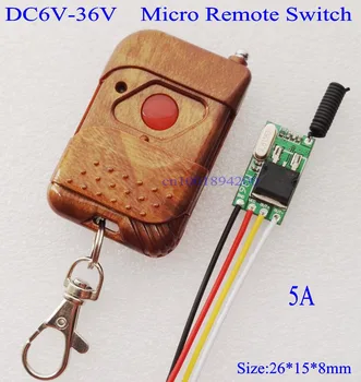 Mini RF Receiver Remote Control Switch DC6V-36V ultra-thin Mos Receiver voiceless Remote Control Switch 3A Input Output Voltage
Mini RF Receiver Remote Control Switch DC6V-36V ultra-thin Mos Receiver voiceless Remote Control Switch 3A Input Output Voltage
