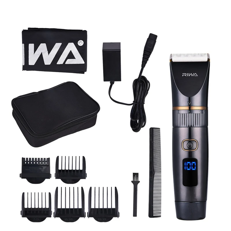 RIWA waterproof Hair Clipper Professional Beard Trimmer LCD Display Hair Cutting Machine Men Barber Clipper Haircut
RIWA waterproof Hair Clipper Professional Beard Trimmer LCD Display Hair Cutting Machine Men Barber Clipper Haircut