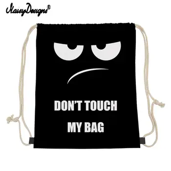 NOISYDESIGNS Customzied Small Drawstring Bag Don't Touch My Bag Printing Storage Bags Daily Backpack Junior Boy Storage Mochila
NOISYDESIGNS Customzied Small Drawstring Bag Don't Touch My Bag Printing Storage Bags Daily Backpack Junior Boy Storage Mochila