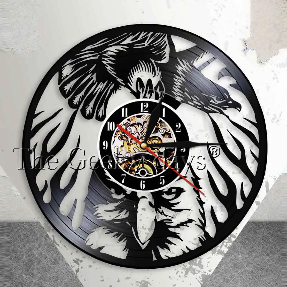 Soaring Bald Eagle Animals Wall Art Bird of Prey Eagle Dignity in the Sky Eagle Bird Vintage Vinyl Record Wall Clock Home Decor
Soaring Bald Eagle Animals Wall Art Bird of Prey Eagle Dignity in the Sky Eagle Bird Vintage Vinyl Record Wall Clock Home Decor