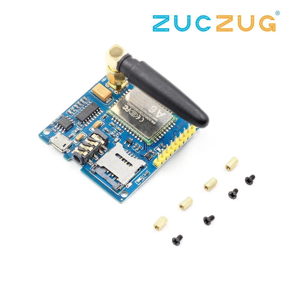 1Set A6 GSM GPRS Module TTL/RS232 Serial Core Development Board With Antenna GPRS Text Wireless Data Transmission Replace SIM900 
1Set A6 GSM GPRS Module TTL/RS232 Serial Core Development Board With Antenna GPRS Text Wireless Data Transmission Replace SIM900