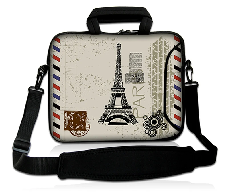 

New Style Tower 10"Laptop Carrying Bag Sleeve Case Cover w/Side Pocket +Shoulder Strap For 9.7" -10.2" Laptop Tablet PC