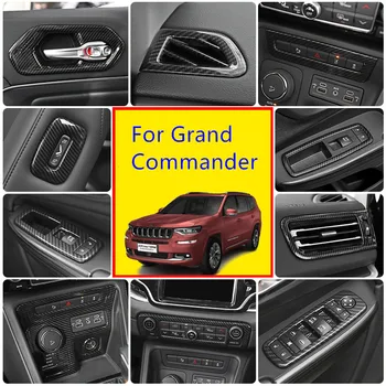 Carbon Fibre Doors Handle Bowl /Air Outlet /Steerig Wheel / Window Switch Frame Cover For Jeep Grand Commander 2018 AAA231
Carbon Fibre Doors Handle Bowl /Air Outlet /Steerig Wheel / Window Switch Frame Cover For Jeep Grand Commander 2018 AAA231