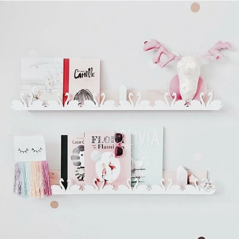 Creative Cartoon Ins Wood Wall Shelves Swan Shelf Store Display Stand Sundries Holder Children's Room Decoration Hook Storage
Creative Cartoon Ins Wood Wall Shelves Swan Shelf Store Display Stand Sundries Holder Children's Room Decoration Hook Storage