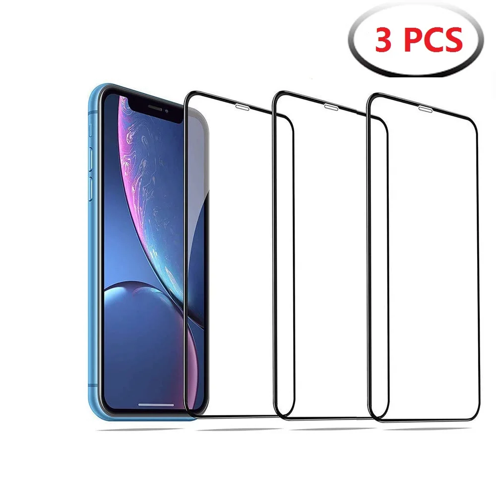 3Pcs For iPhone X XR XS Max Tempered Glass Full Cover Screen Protector On The For iPhone 5 6 7 8 Plus Protective Glass Window
3Pcs For iPhone X XR XS Max Tempered Glass Full Cover Screen Protector On The For iPhone 5 6 7 8 Plus Protective Glass Window