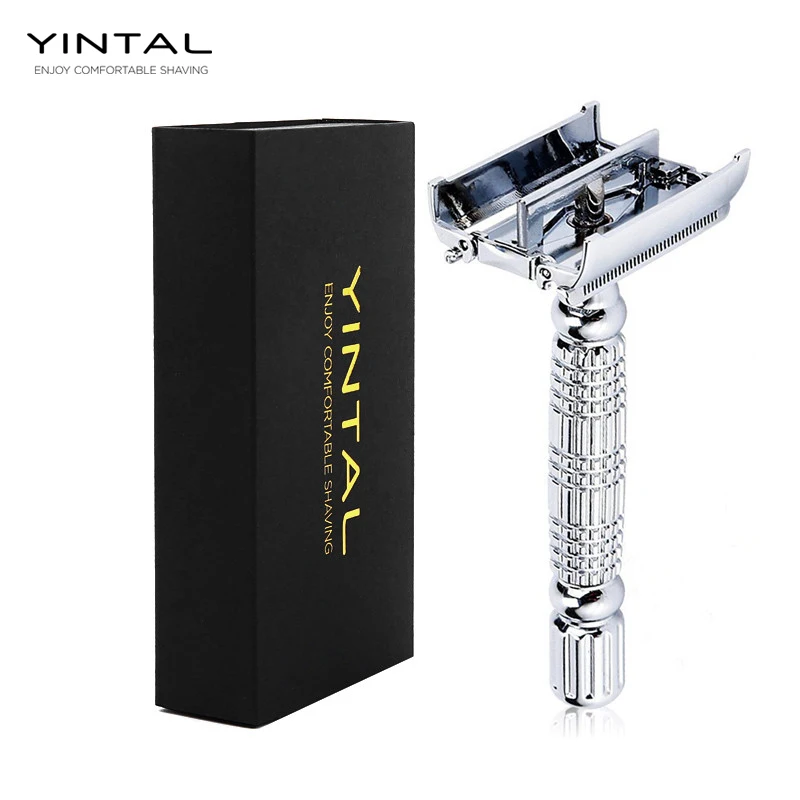 Safety Razor Chrome Alloy Top quality with Packing Sliver Unscrew The Two-sided turret Manual Shaving razor
Safety Razor Chrome Alloy Top quality with Packing Sliver Unscrew The Two-sided turret Manual Shaving razor