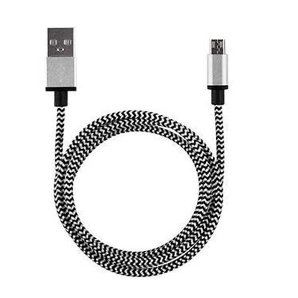 

USB Data Charger Cable Braided Aluminum Micro USB Type C Data Sync Faster Charger Cable for Android Smart Phone for IOS#L25