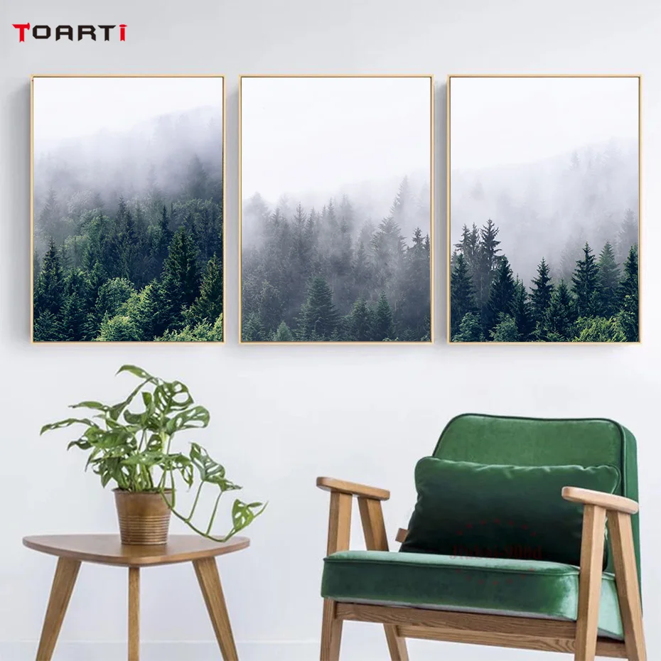 Nordic Fog Forest Poster And Print Abstract Landscape Canvas Art Painting Modular Wall Picture For Living Room Modern Home Decor
Nordic Fog Forest Poster And Print Abstract Landscape Canvas Art Painting Modular Wall Picture For Living Room Modern Home Decor