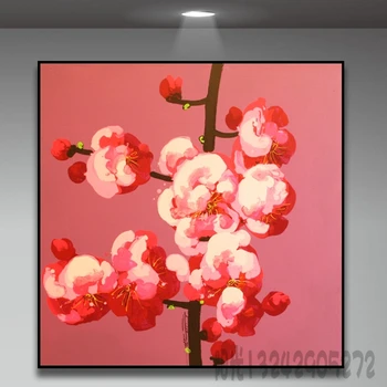 Living room furniture Decorative painting Oil painting Simple abstract painting Modern hand-painted peach blossom flower hotel
Living room furniture Decorative painting Oil painting Simple abstract painting Modern hand-painted peach blossom flower hotel