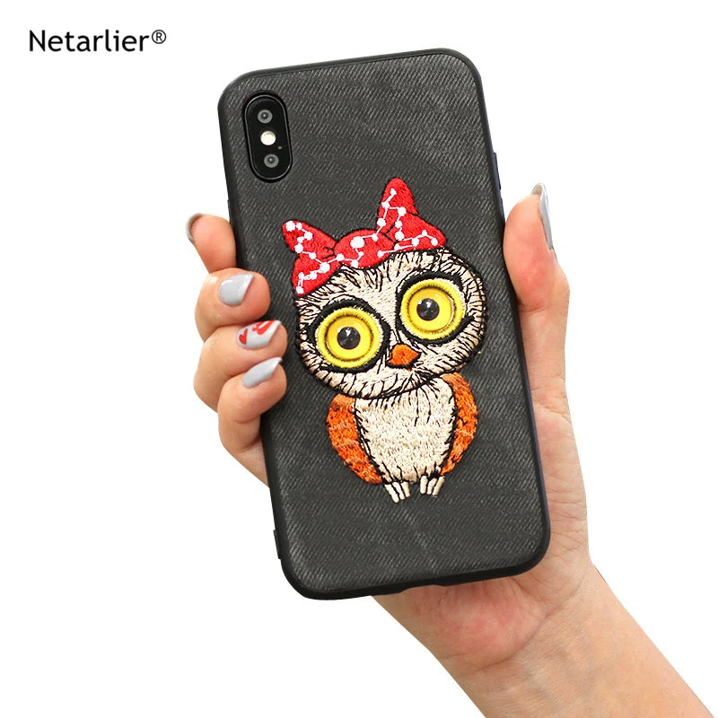 Netarlier New Case For iphone X(10) Cartoon Dog Embroidery Case For iphone 8 Back Soft Full Cover Case Silicone Cartoon Cat
Netarlier New Case For iphone X(10) Cartoon Dog Embroidery Case For iphone 8 Back Soft Full Cover Case Silicone Cartoon Cat