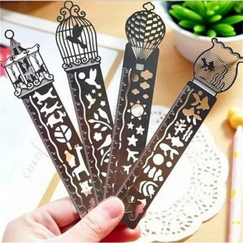 1PC Stainless Steel Hollow Bookmark As Ruler DIY Drawing Book Marks Note Office School Stationery Supplies
1PC Stainless Steel Hollow Bookmark As Ruler DIY Drawing Book Marks Note Office School Stationery Supplies