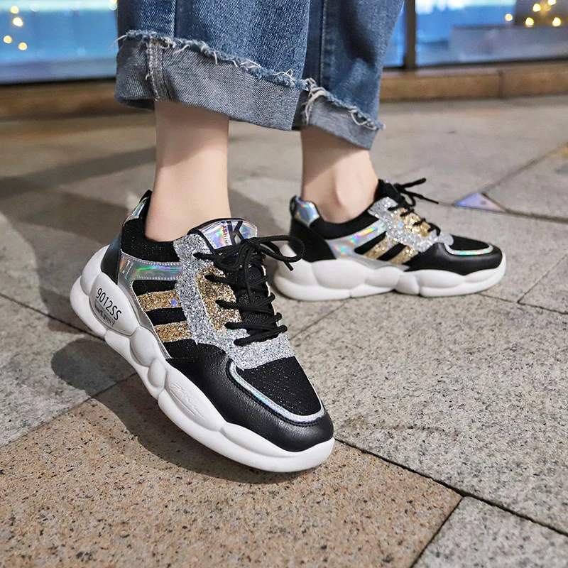 YRRFUOT Women Casual Shoes Trend Rubber Flyknit Fashion Sneaker For Woman Leisure Shoes Spring Zapatos Mujer Sneakers For Women
YRRFUOT Women Casual Shoes Trend Rubber Flyknit Fashion Sneaker For Woman Leisure Shoes Spring Zapatos Mujer Sneakers For Women