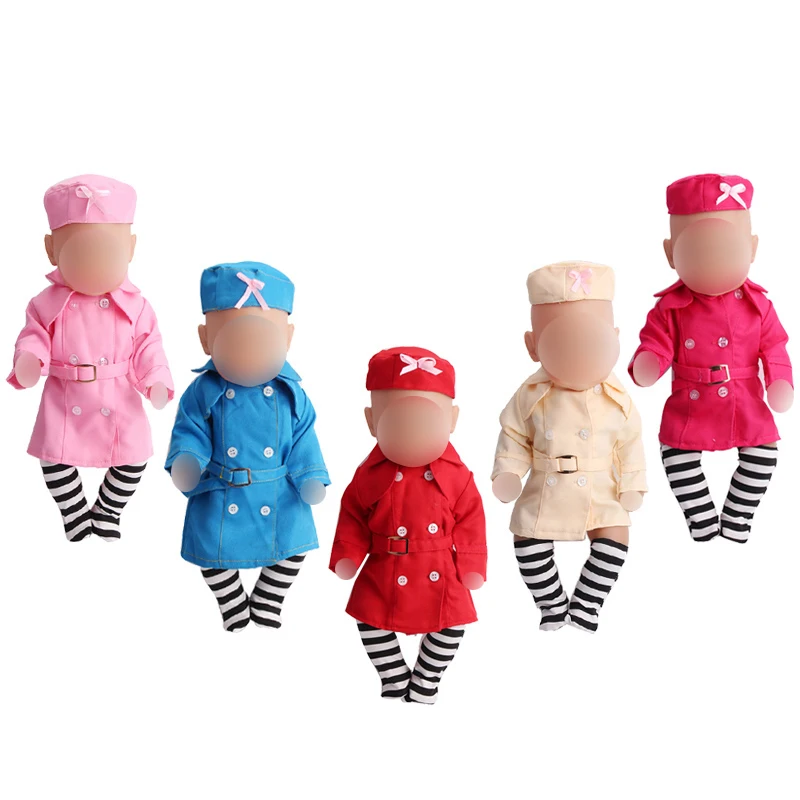 43 cm baby dolls Clothes new born Navy style dress suit Baby toys fit American 18 inch Girls doll f46
43 cm baby dolls Clothes new born Navy style dress suit Baby toys fit American 18 inch Girls doll f46