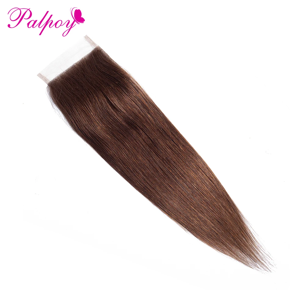 PALPOY Pre-Colored Peruvian #4 Color Straight Human Hair Non Remy Free/Middle/Three Part Lace Closures 10-20 Inch Free Shipping
PALPOY Pre-Colored Peruvian #4 Color Straight Human Hair Non Remy Free/Middle/Three Part Lace Closures 10-20 Inch Free Shipping