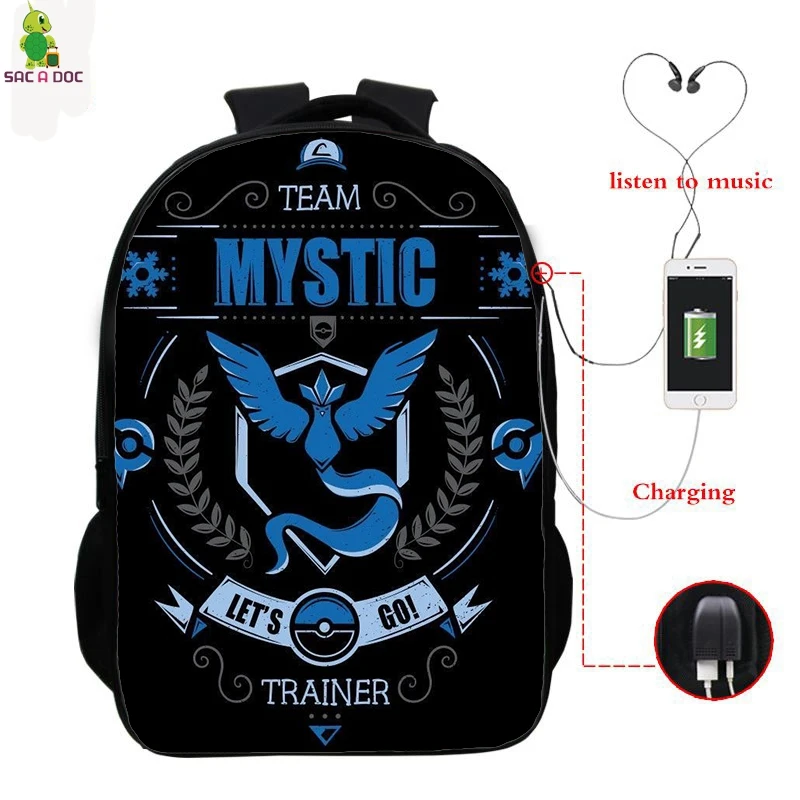 Pokemon GO USB Charging Bagpack 16 Inch School Backpacks for Teenage Boys Girls Backpack Travel BookBag Laptop Canvas Back Pack
Pokemon GO USB Charging Bagpack 16 Inch School Backpacks for Teenage Boys Girls Backpack Travel BookBag Laptop Canvas Back Pack