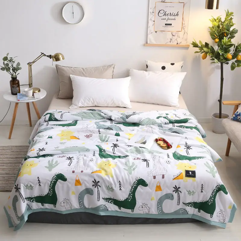 Cartoon Printing Era of dinosaurs Air Condition Summer Quilt Comforter Twin Queen Blankets for Adults Kids Bed Covers #s
Cartoon Printing Era of dinosaurs Air Condition Summer Quilt Comforter Twin Queen Blankets for Adults Kids Bed Covers #s