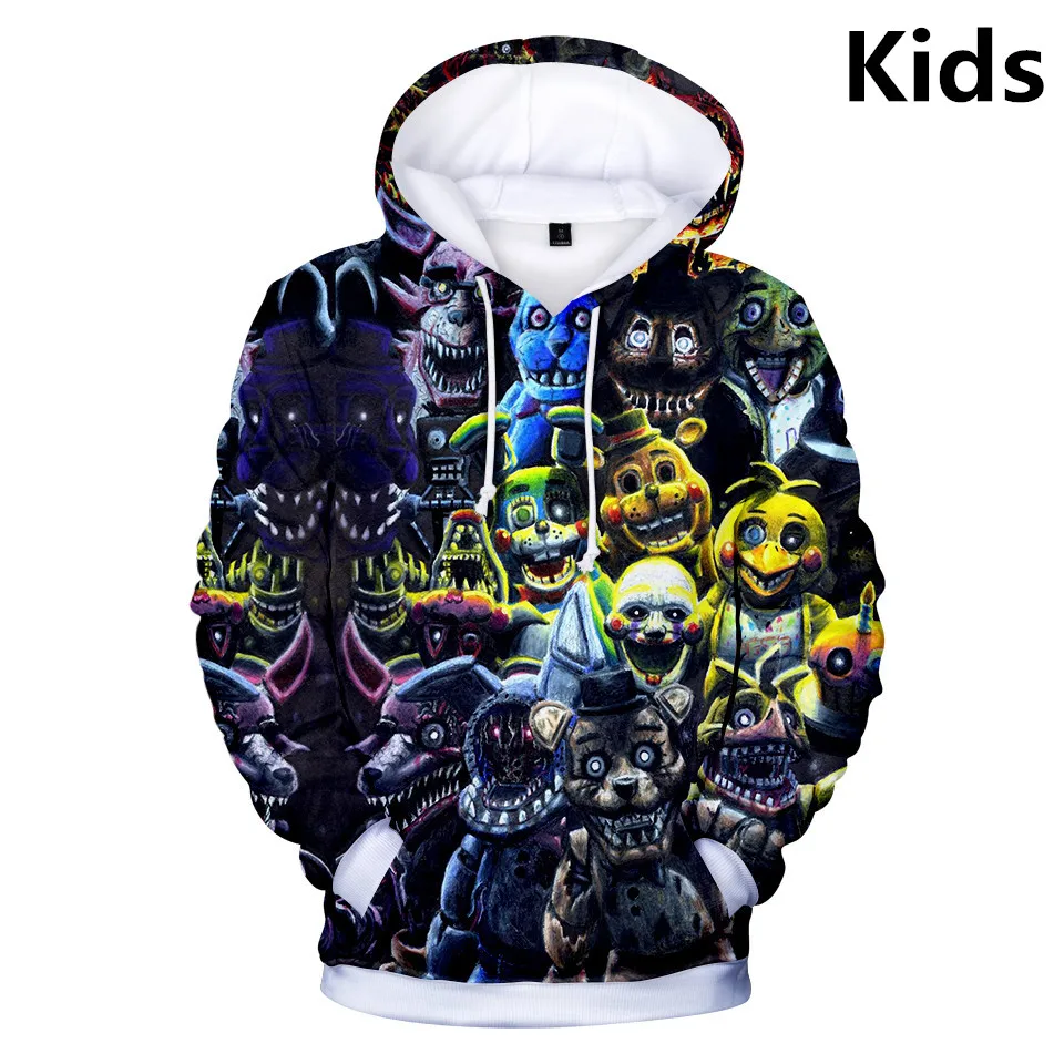 2 To 13 Years Kids Hoodies FNAF 3d Printed Boys Girls Hoodie Five Nights At Freddy's Cartoon Sweatshirt Casual Children Clothes
2 To 13 Years Kids Hoodies FNAF 3d Printed Boys Girls Hoodie Five Nights At Freddy's Cartoon Sweatshirt Casual Children Clothes