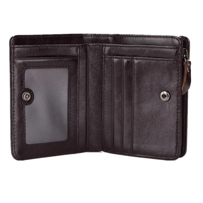 Men's Vintage Genuine Leather RFID Wallet Male Biofold Zipper WalLet Men Casual Coin Pocket Short Leather Purse Brand
Men's Vintage Genuine Leather RFID Wallet Male Biofold Zipper WalLet Men Casual Coin Pocket Short Leather Purse Brand
