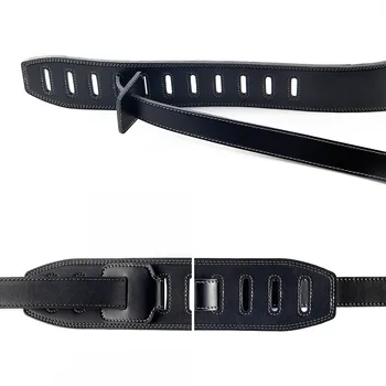 MUKU Leather Guitar Strap for Acoustic, Electric and Bass Guitar with Foam Padding and Suede Backing, Black
MUKU Leather Guitar Strap for Acoustic, Electric and Bass Guitar with Foam Padding and Suede Backing, Black