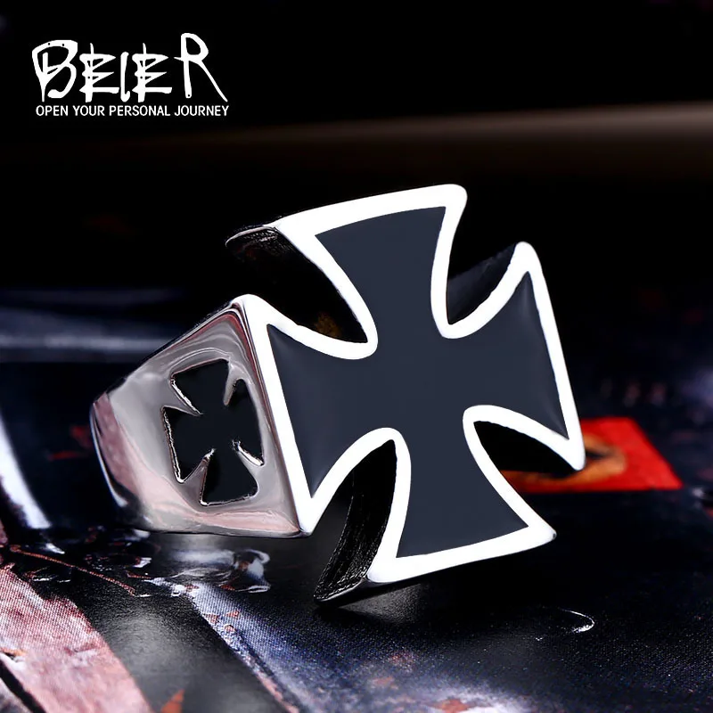 Beier new store 316L Stainless Steel ring top quality World War II Iron German Cross Man's fashion Jewelry LLBR8-220R
Beier new store 316L Stainless Steel ring top quality World War II Iron German Cross Man's fashion Jewelry LLBR8-220R