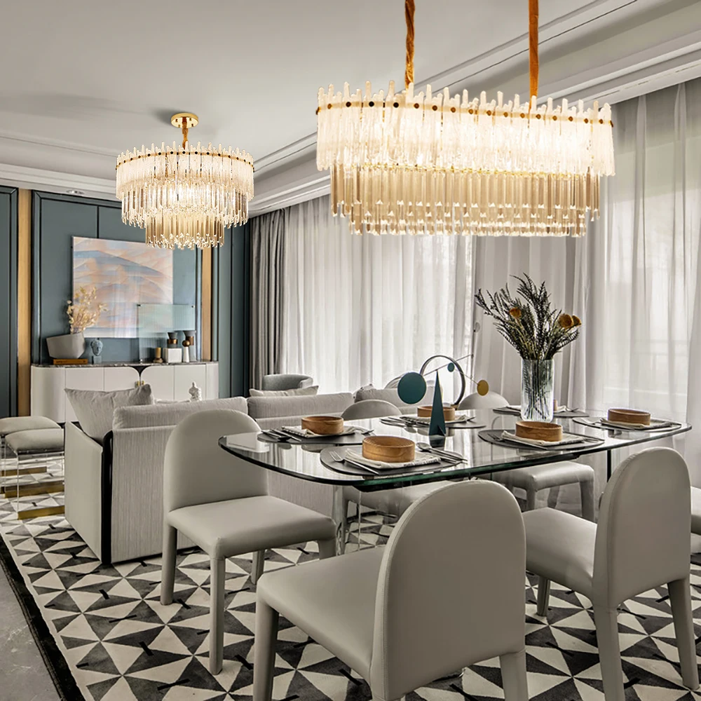 Dining room modern crystal chandelier luxury oval hanging light fxtures restaurant kitchen island lamp rectangle indoor fixtures
Dining room modern crystal chandelier luxury oval hanging light fxtures restaurant kitchen island lamp rectangle indoor fixtures