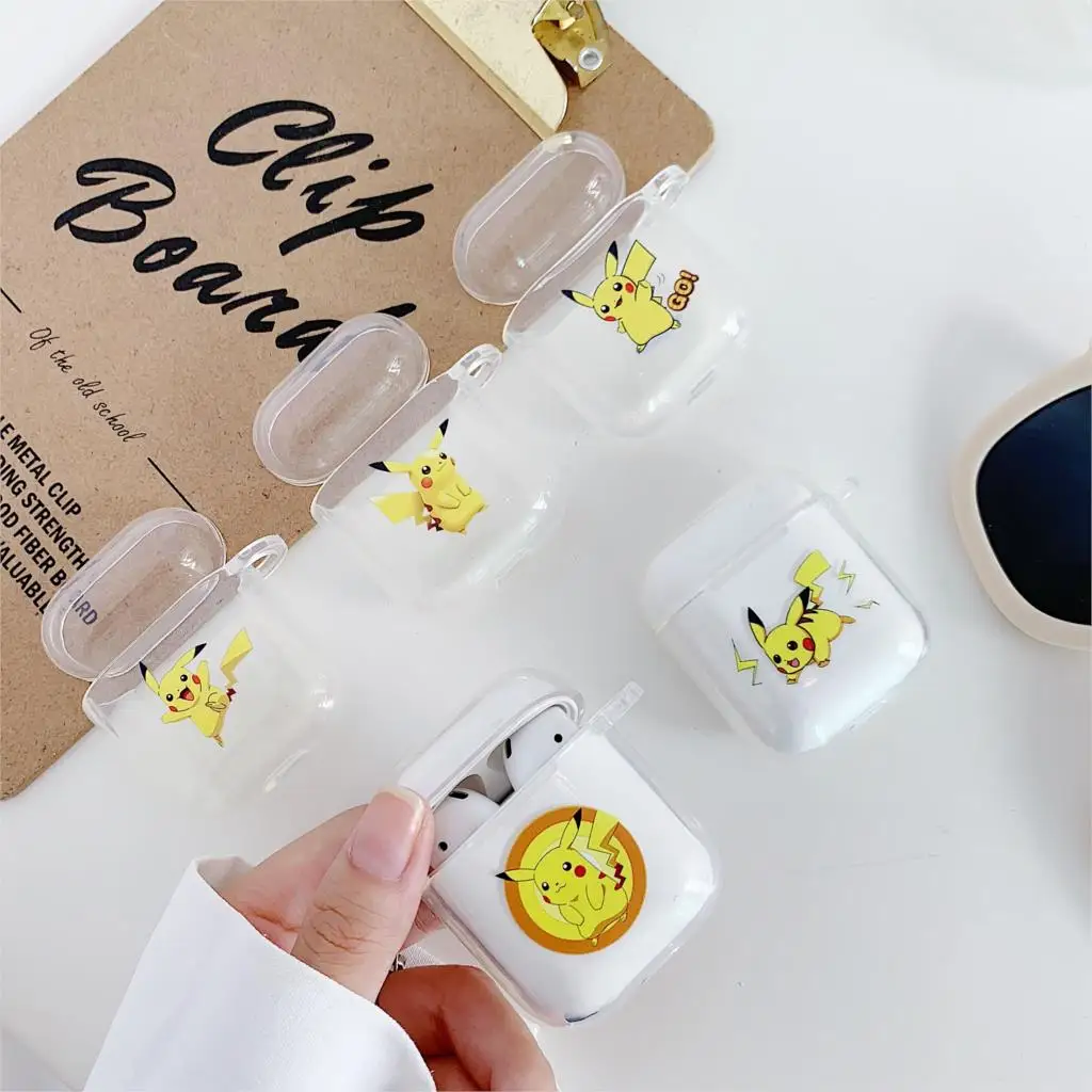 Pokemons Pikachus Pattern Earphone Bag For Airpods 1/2 Protective Cover Cartoon Wireless Bluetooth Earphone Silicone Cases
Pokemons Pikachus Pattern Earphone Bag For Airpods 1/2 Protective Cover Cartoon Wireless Bluetooth Earphone Silicone Cases