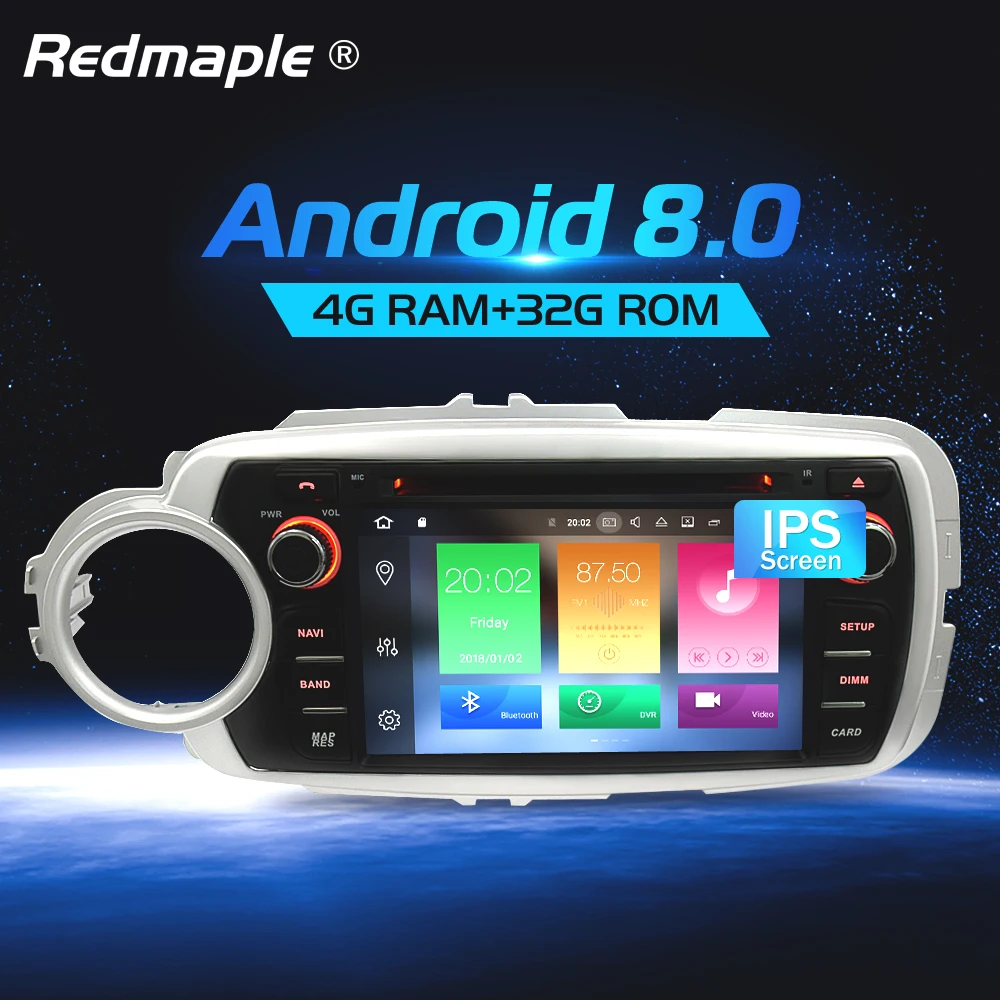 Android 9.0 Car Radio GPS Navigation Multimedia Player For Toyota Yaris 2012-2017 Auto Stereo Audio DVD WIFI Bluetooth Headunit
Android 9.0 Car Radio GPS Navigation Multimedia Player For Toyota Yaris 2012-2017 Auto Stereo Audio DVD WIFI Bluetooth Headunit