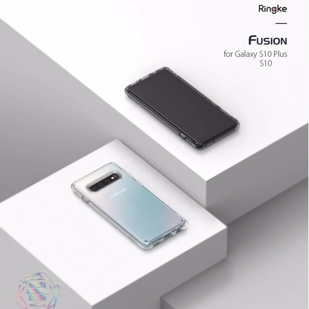 Original Ringke Fusion Clear PC Back Flexible TPU Edge Shock Absorption Drop Resistance Case For Samsung Galaxy S10/S10 Plus
Original Ringke Fusion Clear PC Back Flexible TPU Edge Shock Absorption Drop Resistance Case For Samsung Galaxy S10/S10 Plus