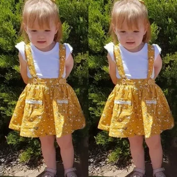 3PCS Toddler Girls Clothes Set 2019 Fashion Flying Sleeves Tops+Suspender Skirt+Headband Infant Baby Girl Clothing Outfits
3PCS Toddler Girls Clothes Set 2019 Fashion Flying Sleeves Tops+Suspender Skirt+Headband Infant Baby Girl Clothing Outfits