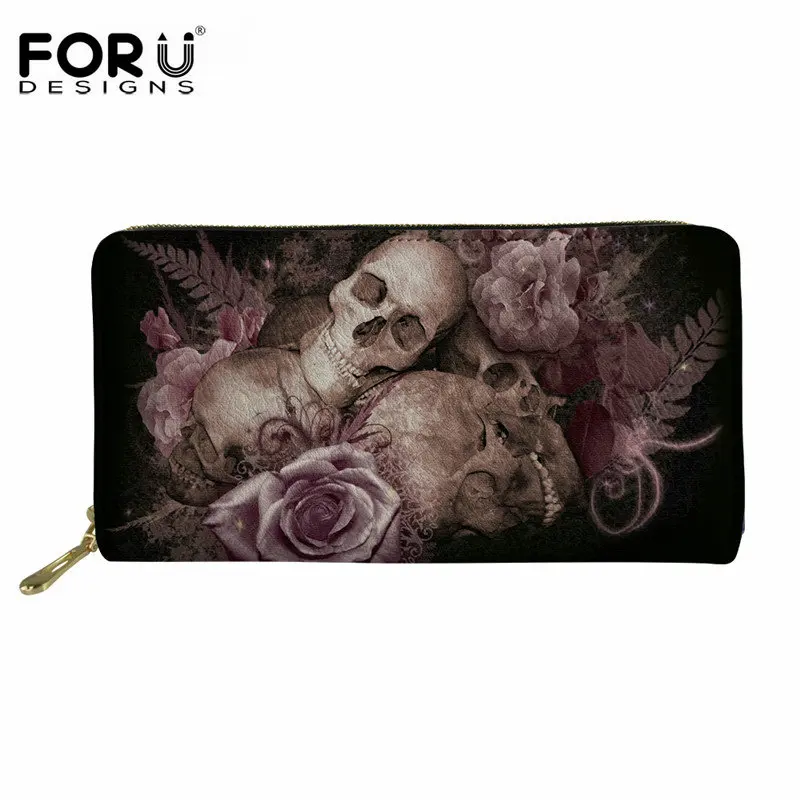FORUDESIGNS 2018 Fashion Skulls Ladies Purses Brand Wallet Women Long Zipper Coin Purse Women Wallets Pu Leather Card Holder
FORUDESIGNS 2018 Fashion Skulls Ladies Purses Brand Wallet Women Long Zipper Coin Purse Women Wallets Pu Leather Card Holder