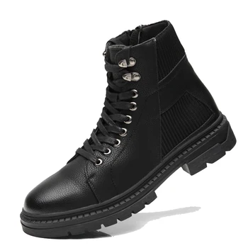 Men Autumn Spring Black shoes vintage Motorcycle Boots waterproof Combat martin Boot Zapatos Hombre M465
Men Autumn Spring Black shoes vintage Motorcycle Boots waterproof Combat martin Boot Zapatos Hombre M465