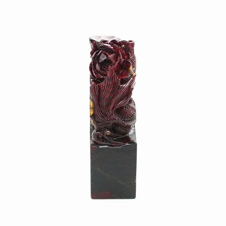 Guilin Gifts soapstone exclusive custom hand-carved red jasper stamp gift boutique Decoration
Guilin Gifts soapstone exclusive custom hand-carved red jasper stamp gift boutique Decoration