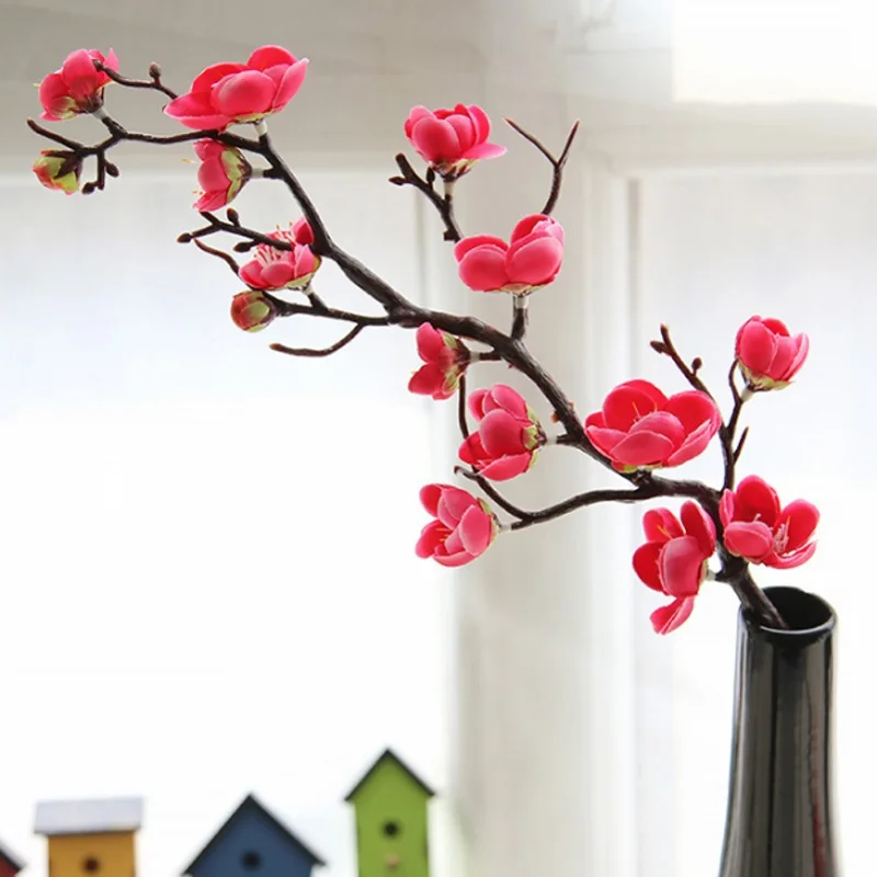 60 CM plum blossoms Simulation flower cherry home decoration wedding fake artificial flowers
60 CM plum blossoms Simulation flower cherry home decoration wedding fake artificial flowers