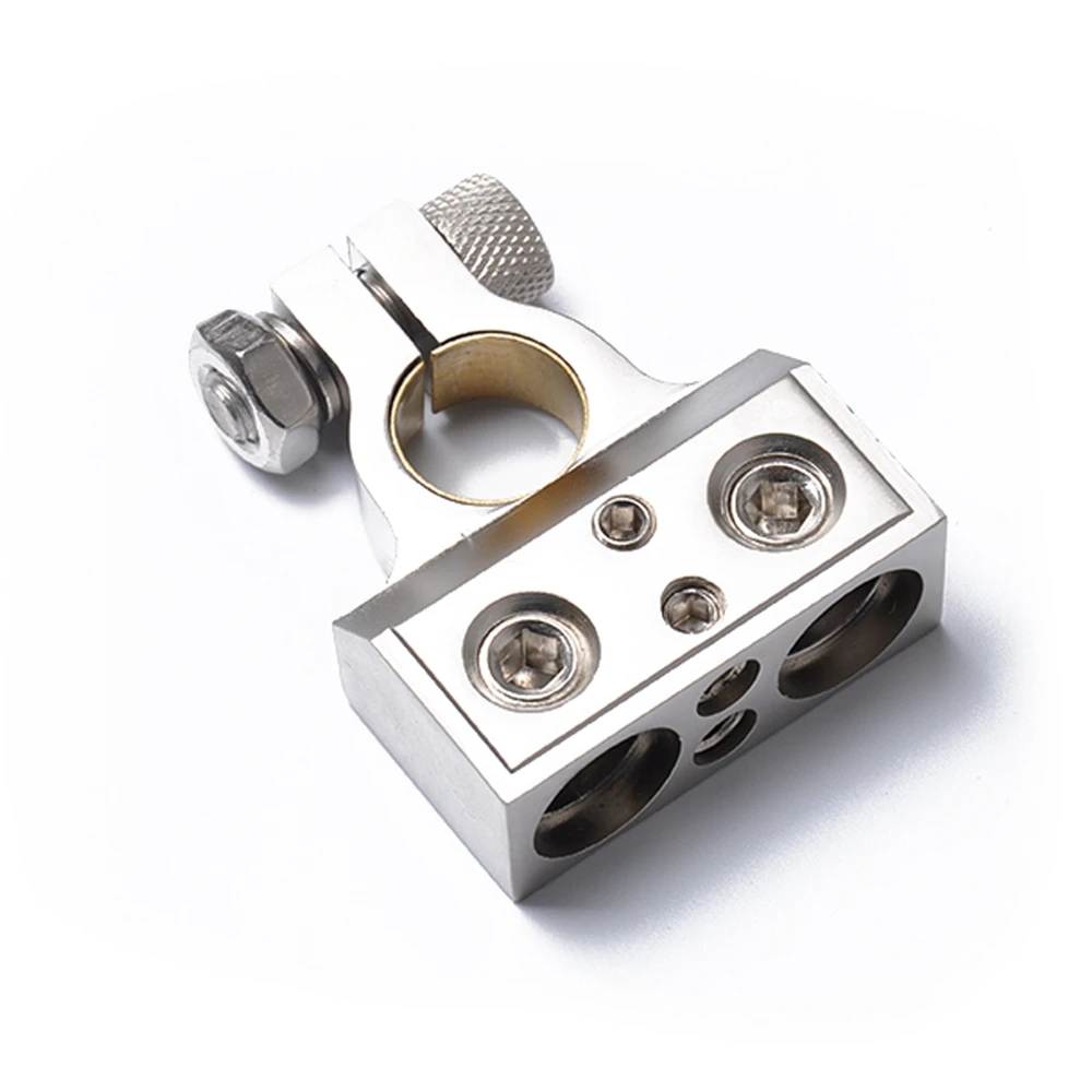 Sand Nickel Battery Terminal Positive Negative Two 1/0 Gauge and Two 8 Gauge Fit 12V 24V Battery
Sand Nickel Battery Terminal Positive Negative Two 1/0 Gauge and Two 8 Gauge Fit 12V 24V Battery