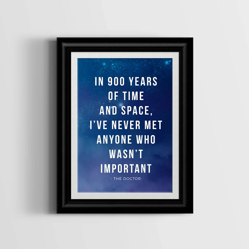 Doctor-Who-Quote-Canvas-Art-Print-and-Poster-Tardis-Doctor-Who-Art-Poster-Canvas-Painting-Wall (2)