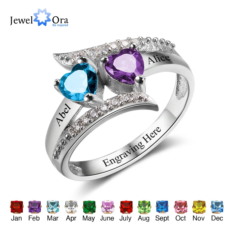 Shiny Alice Engraving Infinity Friendship Rings for Women Personalized Sisters Best Friends Rings Engagement Wedding Bands Promise Name Rings