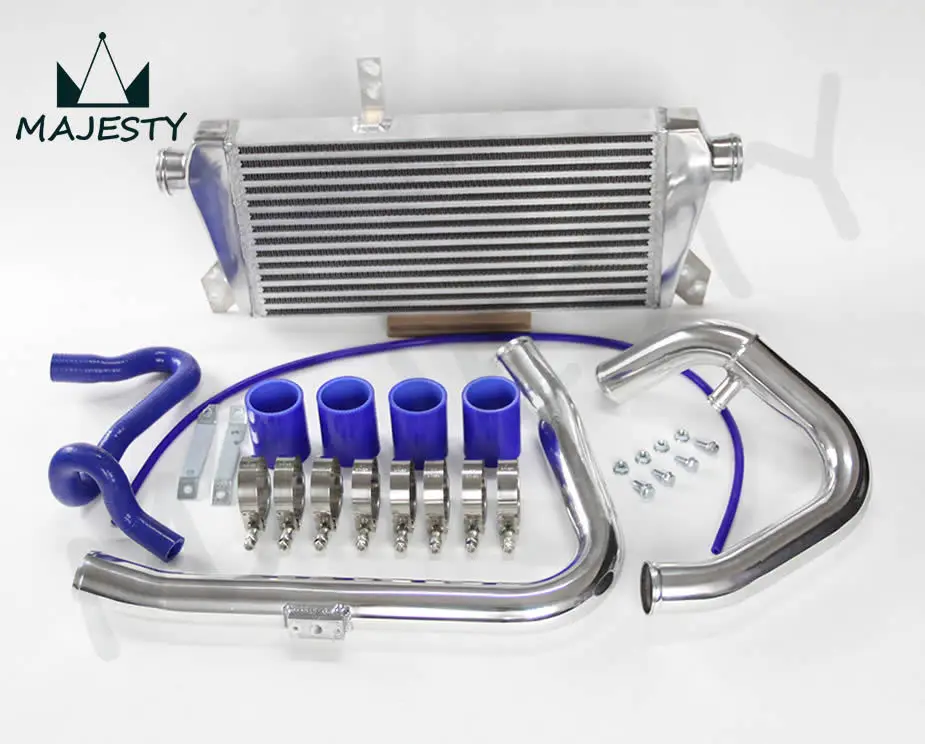 FRONT MOUNT INTERCOOLER kit aluminum piping for 96-01 VW PASSAT A4 B5 1.8T silicone hose color blue brand CSK
FRONT MOUNT INTERCOOLER kit aluminum piping for 96-01 VW PASSAT A4 B5 1.8T silicone hose color blue brand CSK