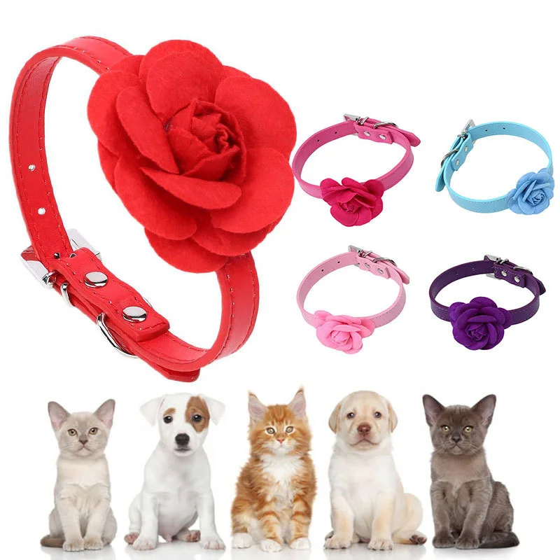 Hoomall Dog Collar Leash With Flowers Fit Small Medium Dogs PU Leather Collar For Dogs Cats Decor Teddy Durable Pet Accessories
Hoomall Dog Collar Leash With Flowers Fit Small Medium Dogs PU Leather Collar For Dogs Cats Decor Teddy Durable Pet Accessories