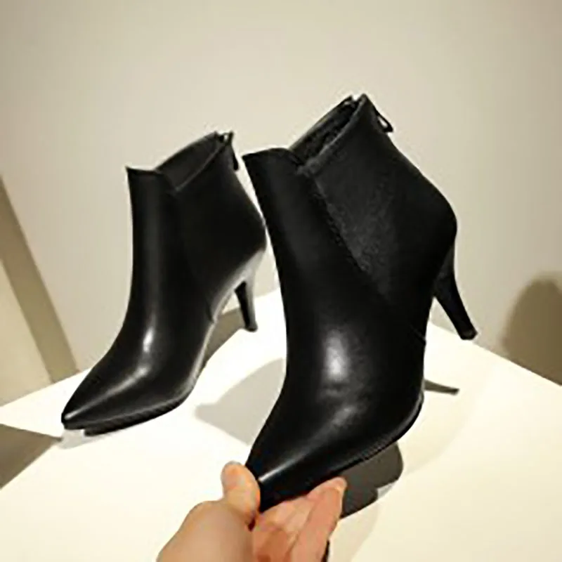 Must grab new fashion shoes tip goods 2018 spring and autumn new cowhide thin heel ankle boots1752 
Must grab new fashion shoes tip goods 2018 spring and autumn new cowhide thin heel ankle boots1752