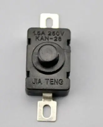 250V 1.5A flashlight switch Button self - locking current switch 5pcs free shopping
250V 1.5A flashlight switch Button self - locking current switch 5pcs free shopping