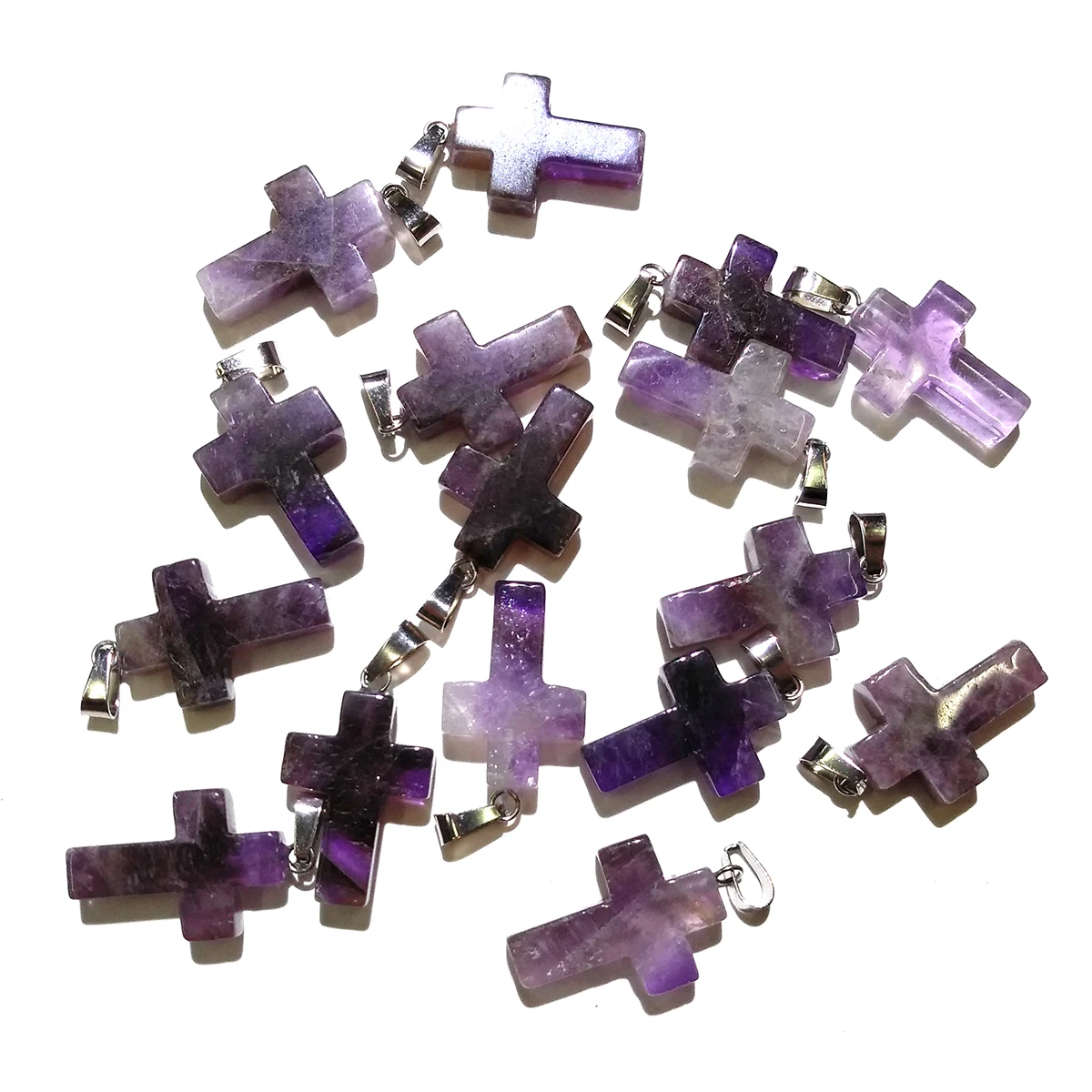 10 PCS Natural Amethysts Pendants Lucky Stone Crystal Pendant for Jewelry Making Necklace
10 PCS Natural Amethysts Pendants Lucky Stone Crystal Pendant for Jewelry Making Necklace
