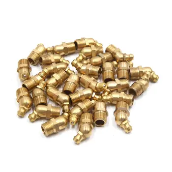 Uxcell 30Pcs M10 x 1 Thread 45 Degree Angle Brass Grease Zerk Nipple Fitting for Car, 30 Pack
Uxcell 30Pcs M10 x 1 Thread 45 Degree Angle Brass Grease Zerk Nipple Fitting for Car, 30 Pack