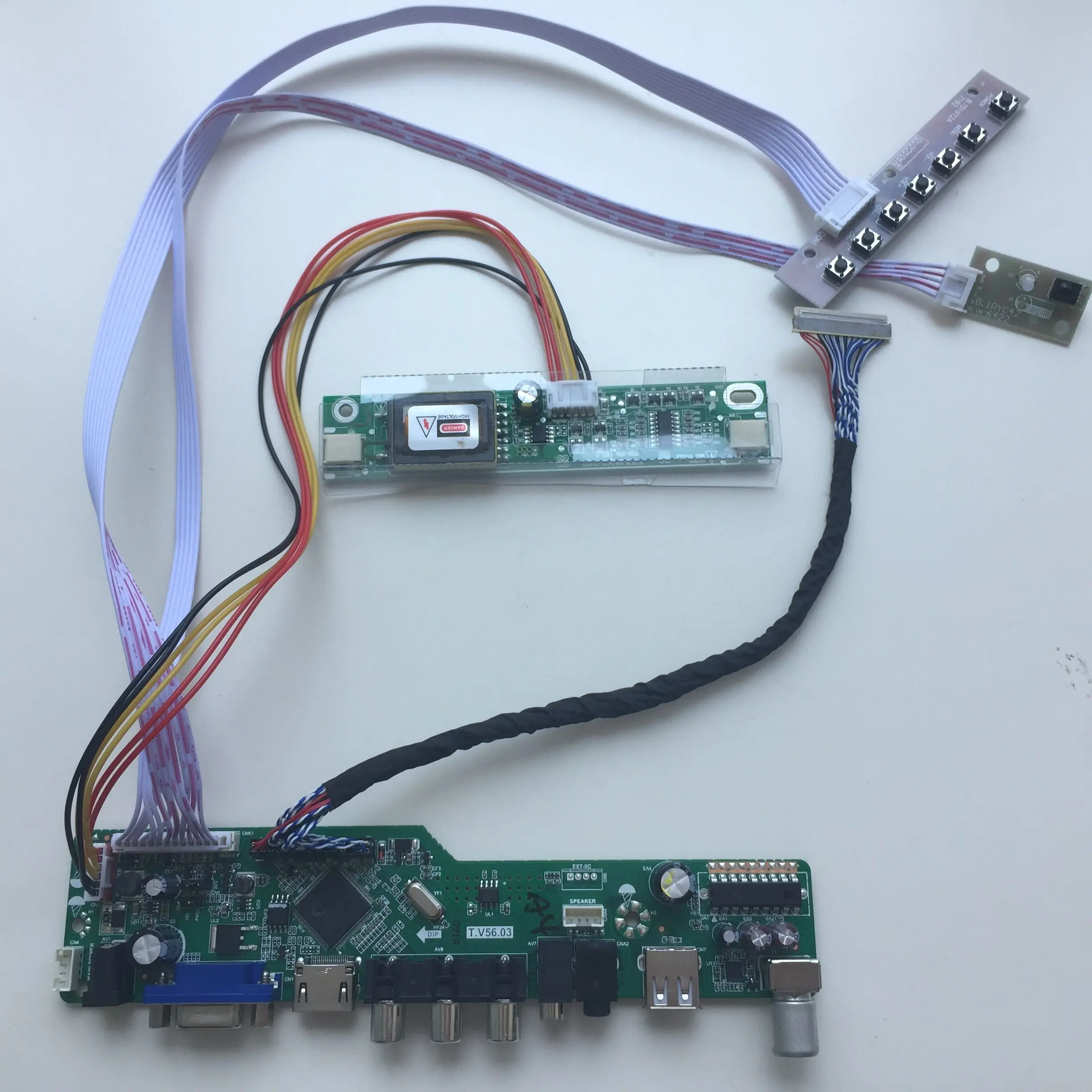 LCD LED AUDIO TV HDMI USB VGA AV 2 CCFL lamps Controller driver Board For TX39D30VC1GAA 1280*800 display card
LCD LED AUDIO TV HDMI USB VGA AV 2 CCFL lamps Controller driver Board For TX39D30VC1GAA 1280*800 display card